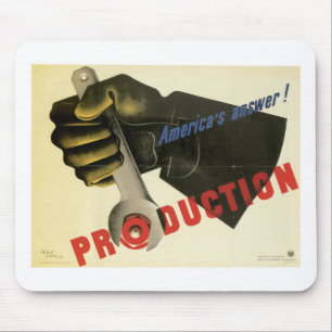 Tapis De Souris La réponse de l'Amérique ! Production