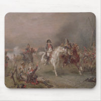 La retraite du napoléon (huile sur la toile)
