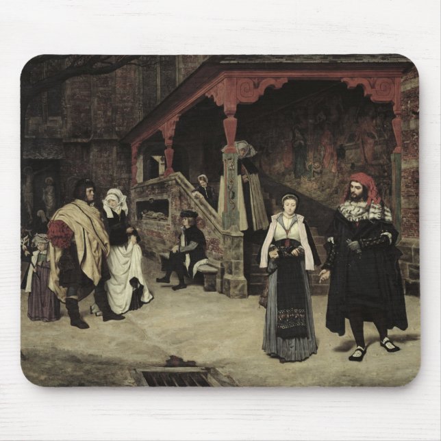 Tapis De Souris La réunion de Faust et de marguerite des prés, (Devant)