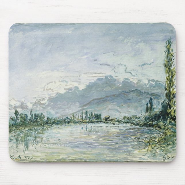 Tapis De Souris La rivière Isere à Grenoble, 1877 (Devant)