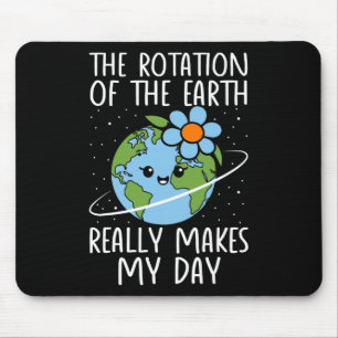 Tapis De Souris La Rotation jour des terres De La Terre Fait Vraim
