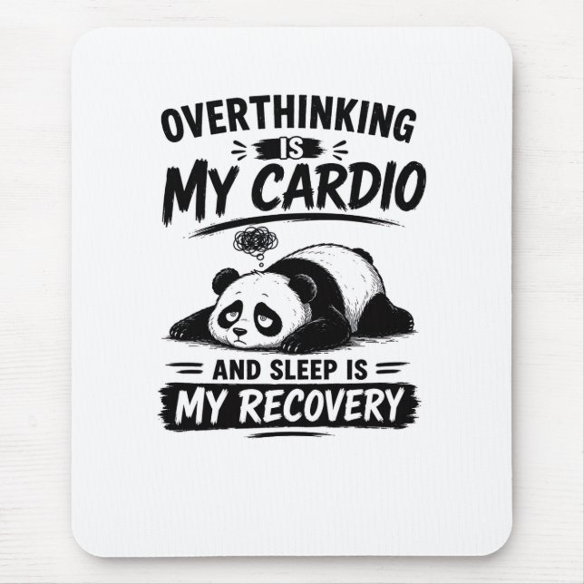 Tapis De Souris La rumination est mon cardio (Devant)