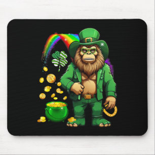 Tapis De Souris La Saint-Patrick Bigfoot Arc-en-ciel Patricks Day