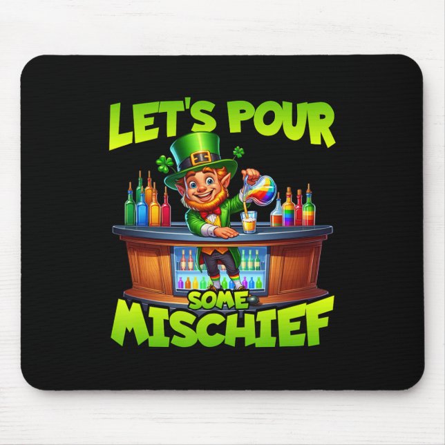 Tapis De Souris La Saint-Patrick Déversons un peu de méchanceté St (Devant)