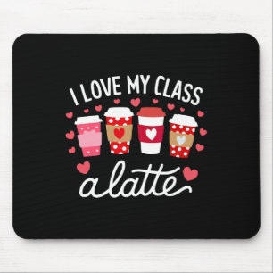 Tapis De Souris La Saint-Valentin des enseignants J'aime ma classe