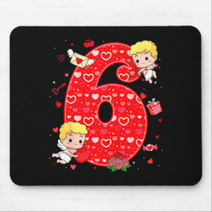 Tapis De Souris La Saint-Valentin Six Sept Cœurs 6 7 Mème Gén Alph