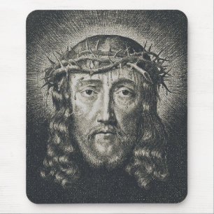 Tapis De Souris La Sainte Face couronnée d'épines
