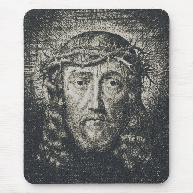 Tapis De Souris La Sainte Face couronnée d'épines (Devant)