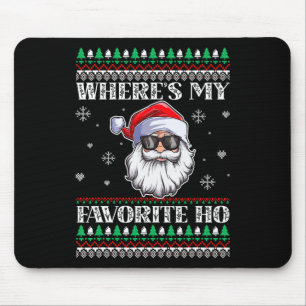 Tapis De Souris La saison de Noël où est-mon préféré