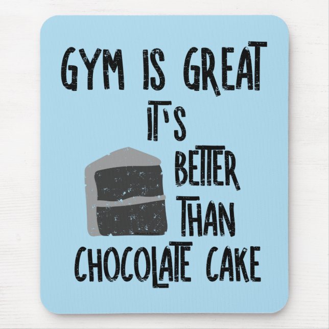 Tapis De Souris La Salle De Sport Est Grande (Devant)