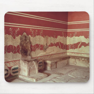 Tapis De Souris La salle de trône de Minos, 1500-1400 AVANT JÉSU