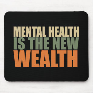 Tapis De Souris La santé est la nouvelle richesse