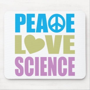 Tapis De Souris La Science d'amour de paix