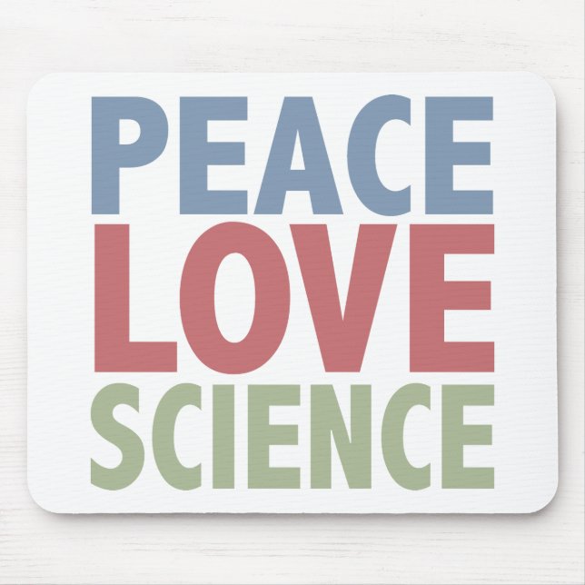 Tapis De Souris La Science d'amour de paix (Devant)