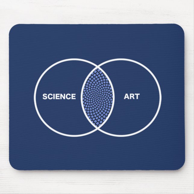 Tapis De Souris La Science/diagramme Venn d'art (Devant)