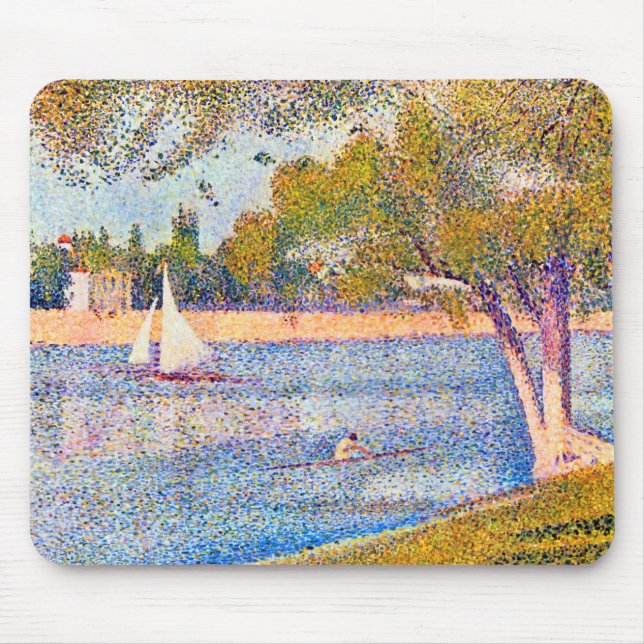 Tapis De Souris La Seine à La Grande Jatte, Seurat (Devant)