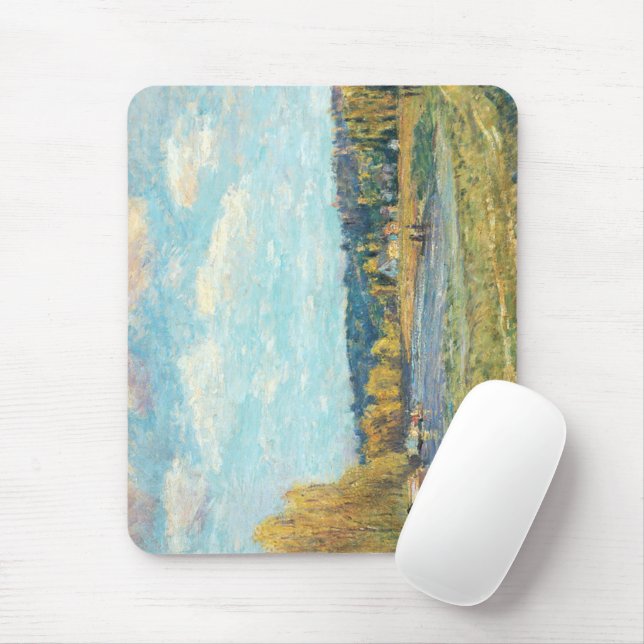 Tapis De Souris La Seine à Saint-Cloud Alfred Sisley (Avec souris)