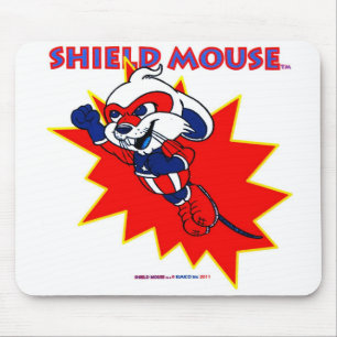 Tapis De Souris LA SOURIS DE BOUCLIER "DÉCOLLENT !"  Mousepad