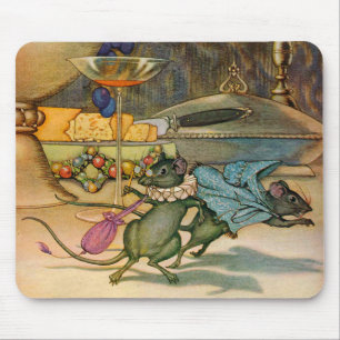 Tapis De Souris La souris de la ville et la souris de la campagne