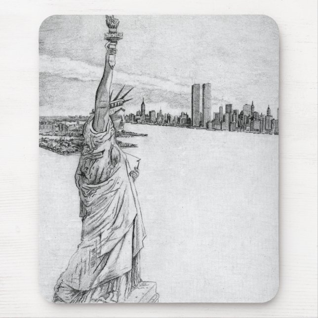 Tapis De Souris La statue de la liberté (Devant)