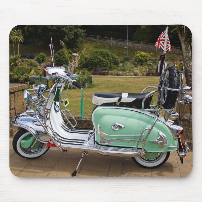 TAPIS DE SOURIS LA T.A.O. DE SOURIS DE SCOOTER DE LAMBRETTA (Devant)