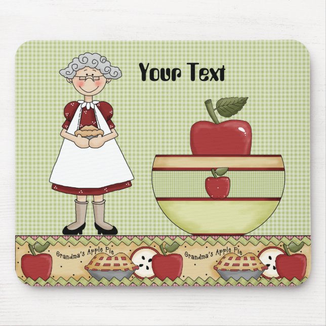 Tapis De Souris La tarte de grand-mère Mousepad (Devant)