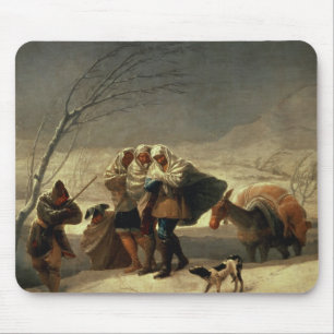 Tapis De Souris La tempête de neige, 1786-87