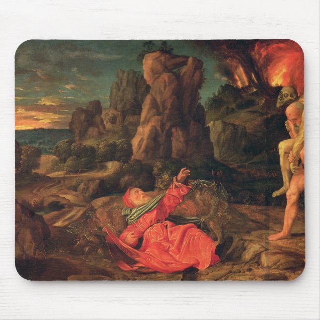 Tapis De Souris La tentation de St Anthony, c.1530 (Devant)
