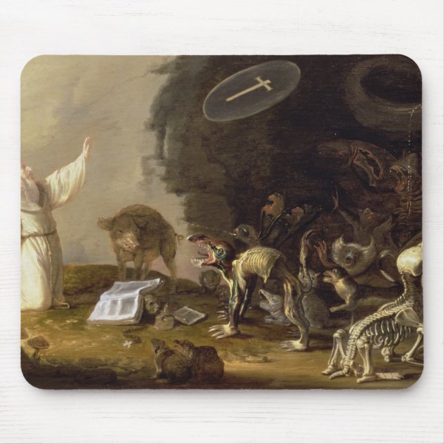 Tapis De Souris La tentation de St Anthony (panneau) (Devant)