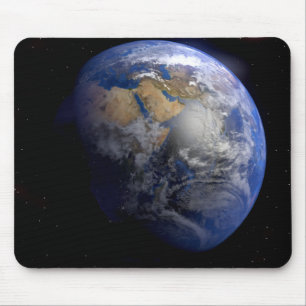 Tapis De Souris La Terre Bleue De L'Espace Inspiration