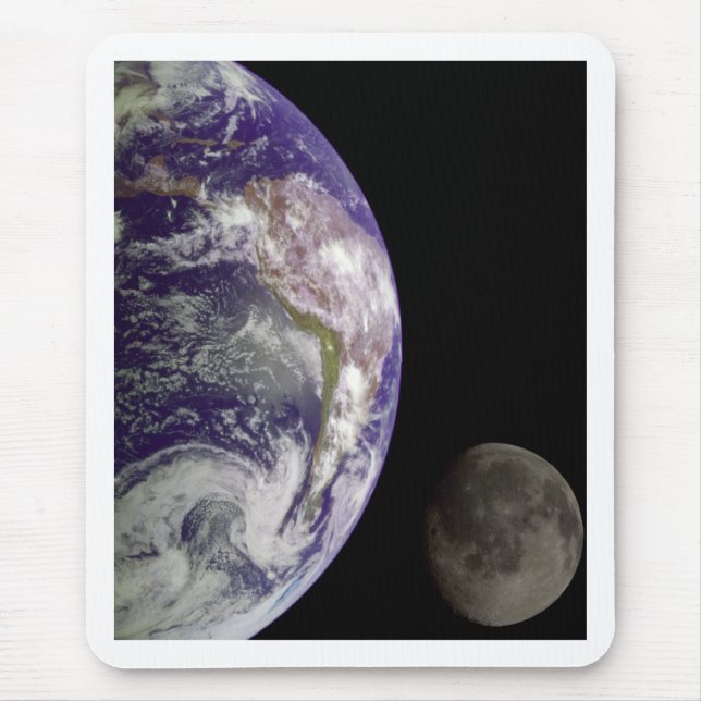 Tapis De Souris La terre et lune par Galilée (Devant)