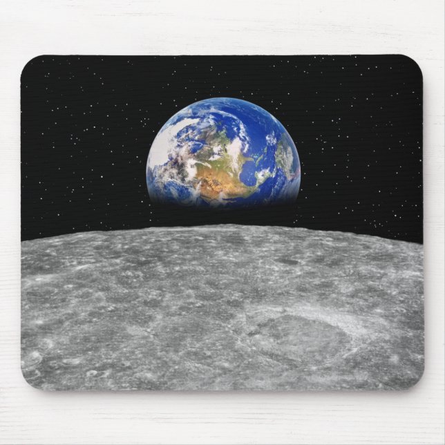 Tapis De Souris La Terre se lève sur la Lune (Devant)