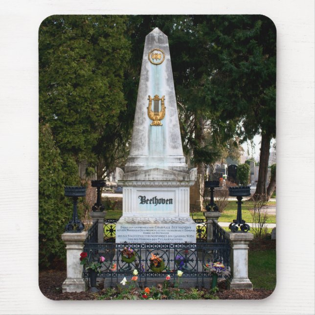 Tapis De Souris La tombe de Ludwig Van Beethoven (Devant)