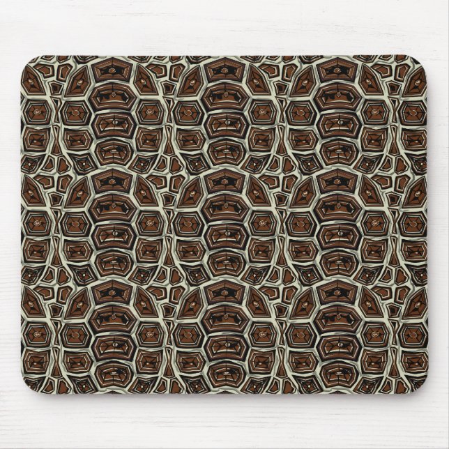 Tapis De Souris La tortue Brown Shell modèlent (Devant)