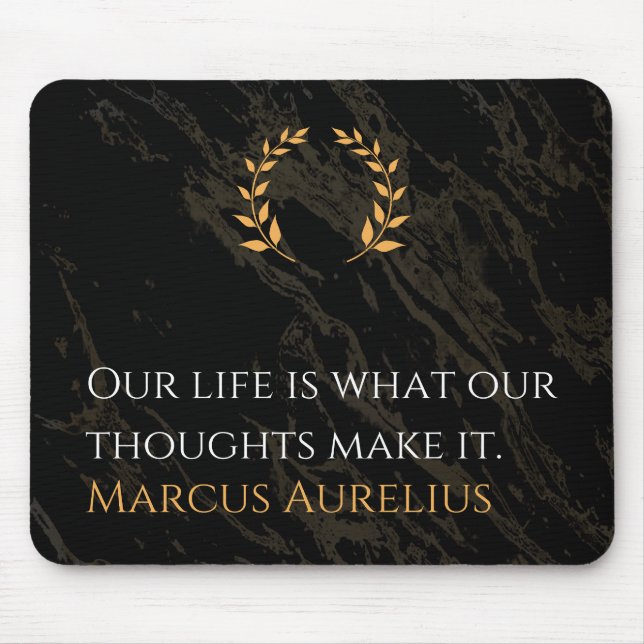 Tapis De Souris La vérité de Marcus Aurelius : façonner la vie (Devant)