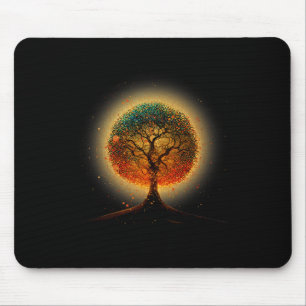 Tapis De Souris La Vie Colorée Des Arbres Est Vraiment Bon Arbre A