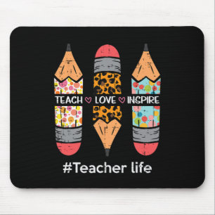 Tapis De Souris La vie d'enseignant enseigner l'amour inspirer les