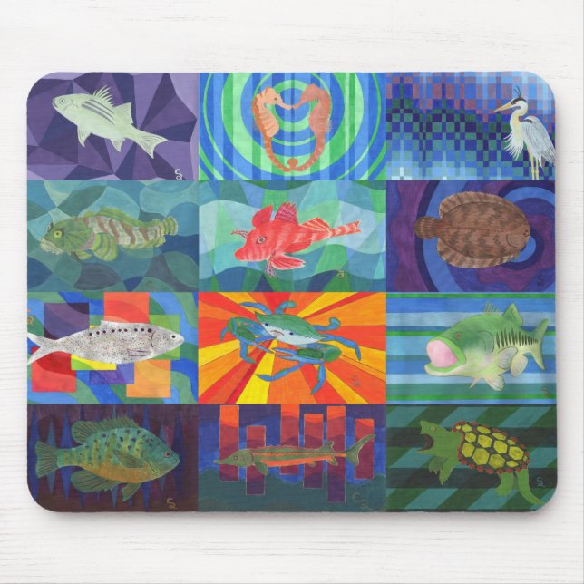Tapis De Souris La vie du fleuve Hudson (Devant)
