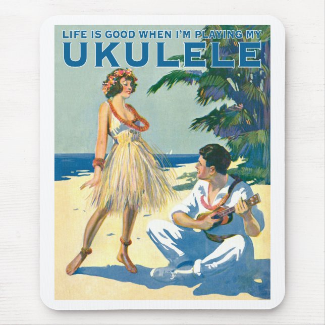 Tapis De Souris La vie est bon #2 Mousepad (Devant)