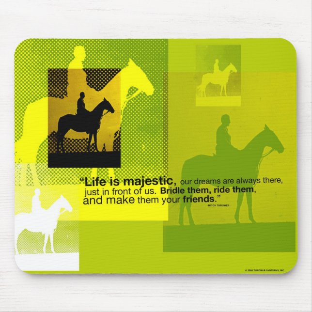 Tapis De Souris La vie est majestueuse (Devant)