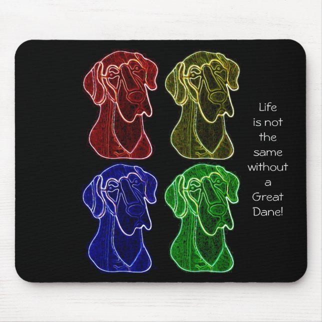 Tapis De Souris La "vie n'est pas le même" Mousepad (Devant)