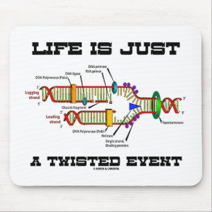 Tapis De Souris La Vie N'Est Qu'Un Événement Tordu (Réplication De