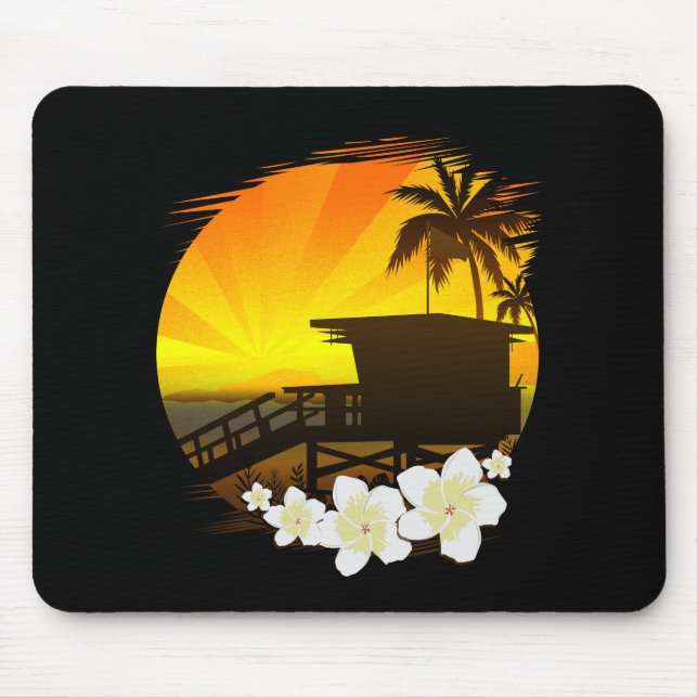 Tapis De Souris La Vie Plage (Devant)