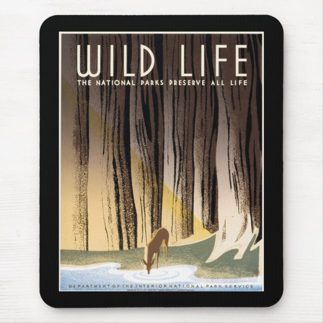 Tapis De Souris La vie sauvage (Devant)