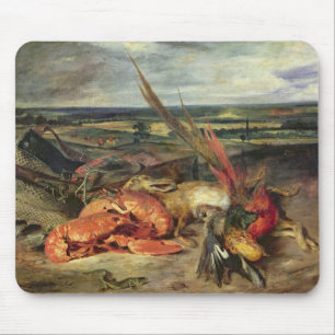 Tapis De Souris La vie toujours avec des homards, 1826-27