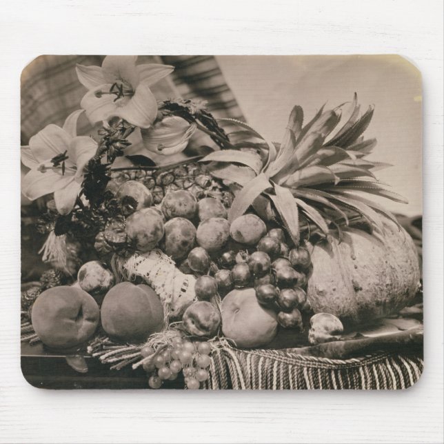 Tapis De Souris La vie toujours avec le fruit, 1860 (photo de (Devant)