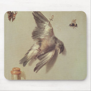 Tapis De Souris La vie toujours des oiseaux morts et d'une souris,