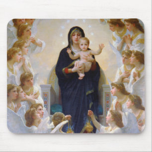 Tapis De Souris La Vierge aux Anges, Bouguereau