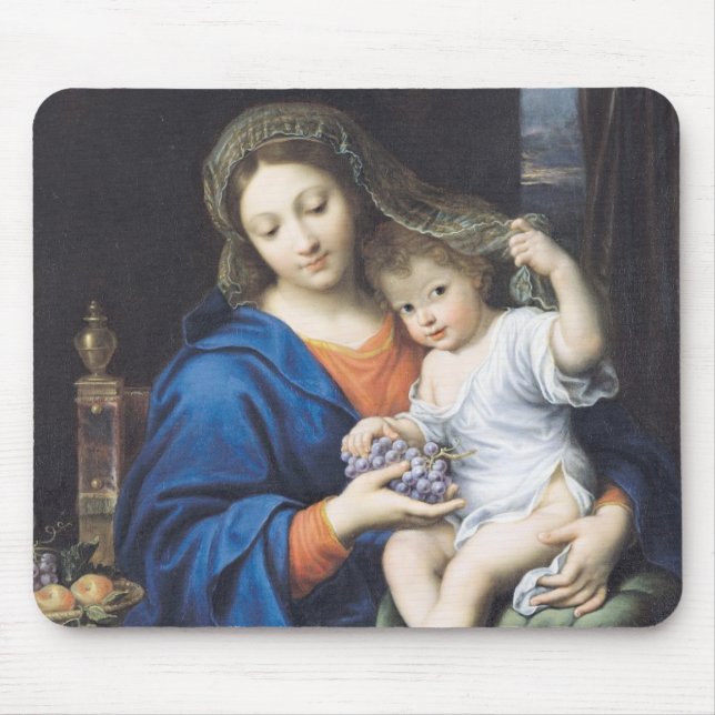 Tapis De Souris La Vierge des raisins, 1640-50 (Devant)