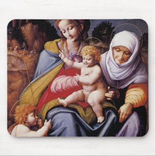 Tapis De Souris La Vierge et l'Enfant avec Sainte Elizabeth